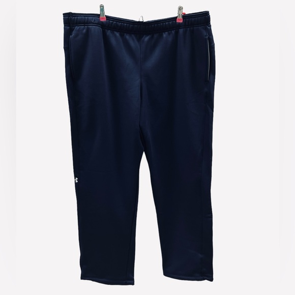 Under Armour UA Double Threat Armour Fleece Navy Pants 1295299-410 Size 3XL - Picture 5 of 10